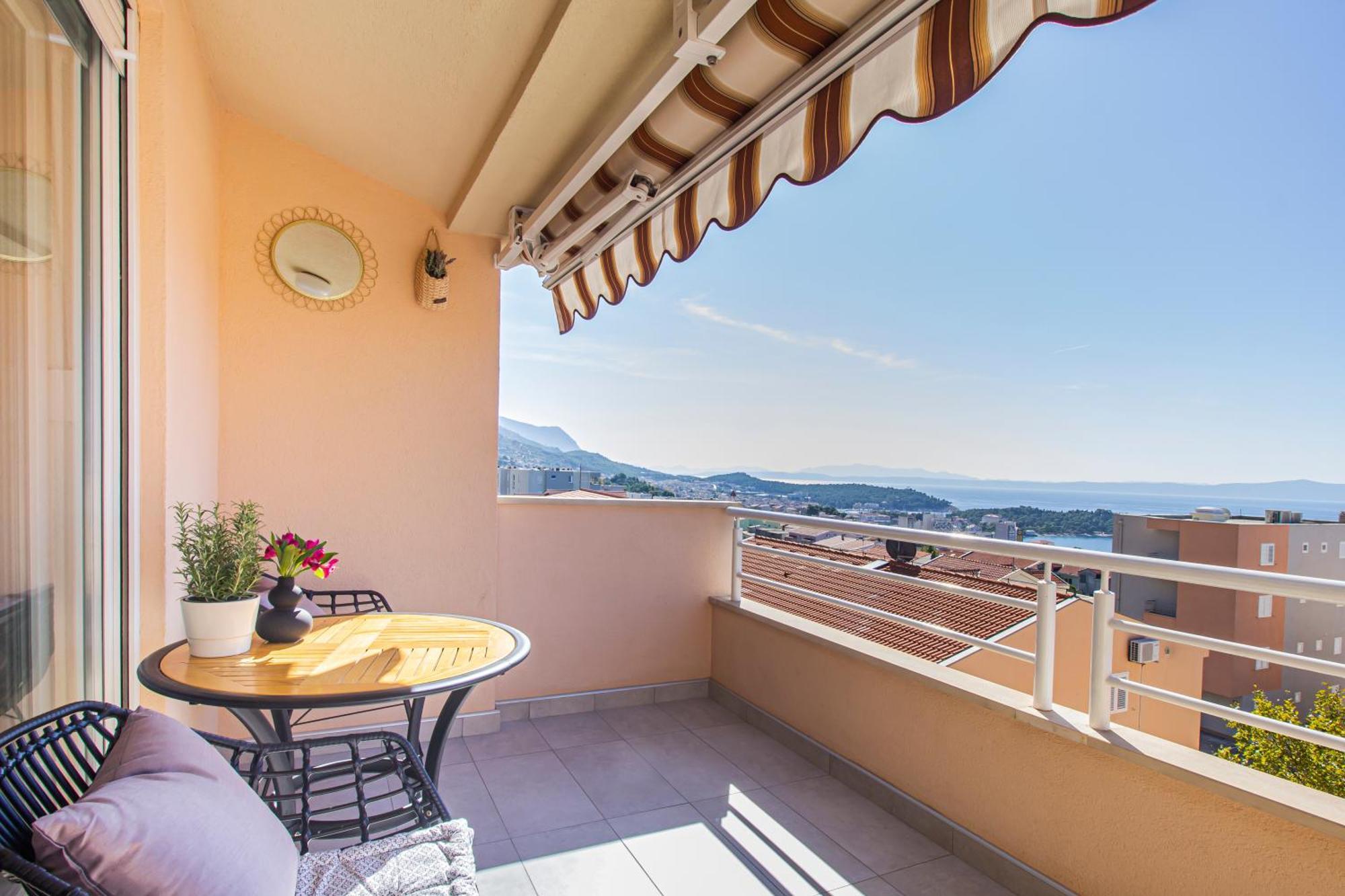 Apartment Anita With Amazing Sea View Makarska Eksteriør bilde
