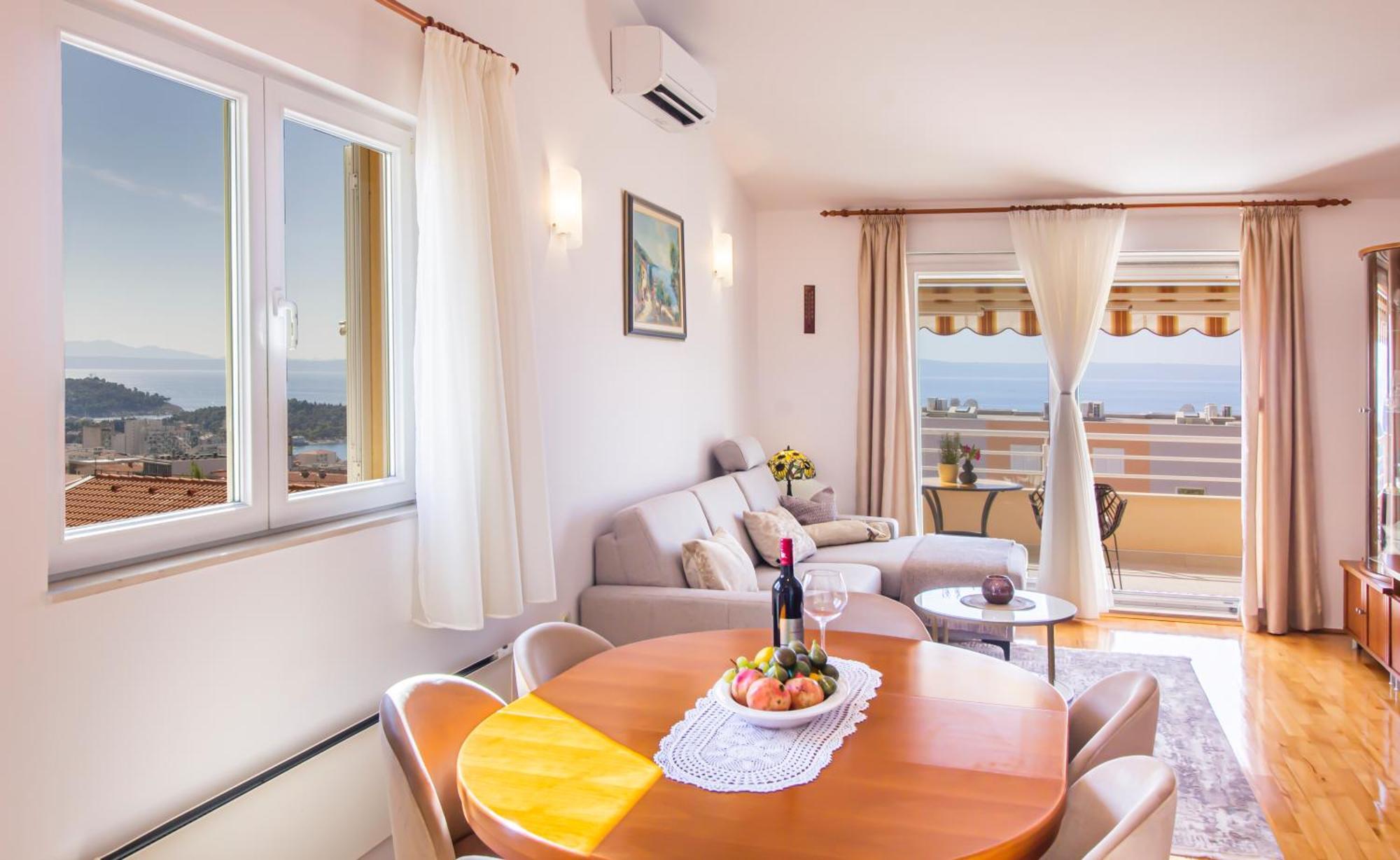 Apartment Anita With Amazing Sea View Makarska Eksteriør bilde